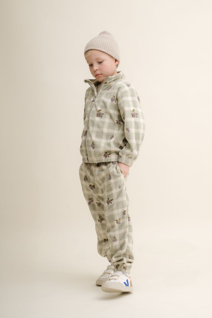 Garbo & Friends fleece pants Prune check