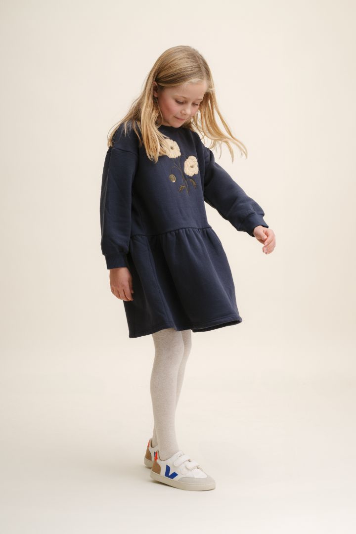 Garbo & Friends robe en molleton Navy Flos