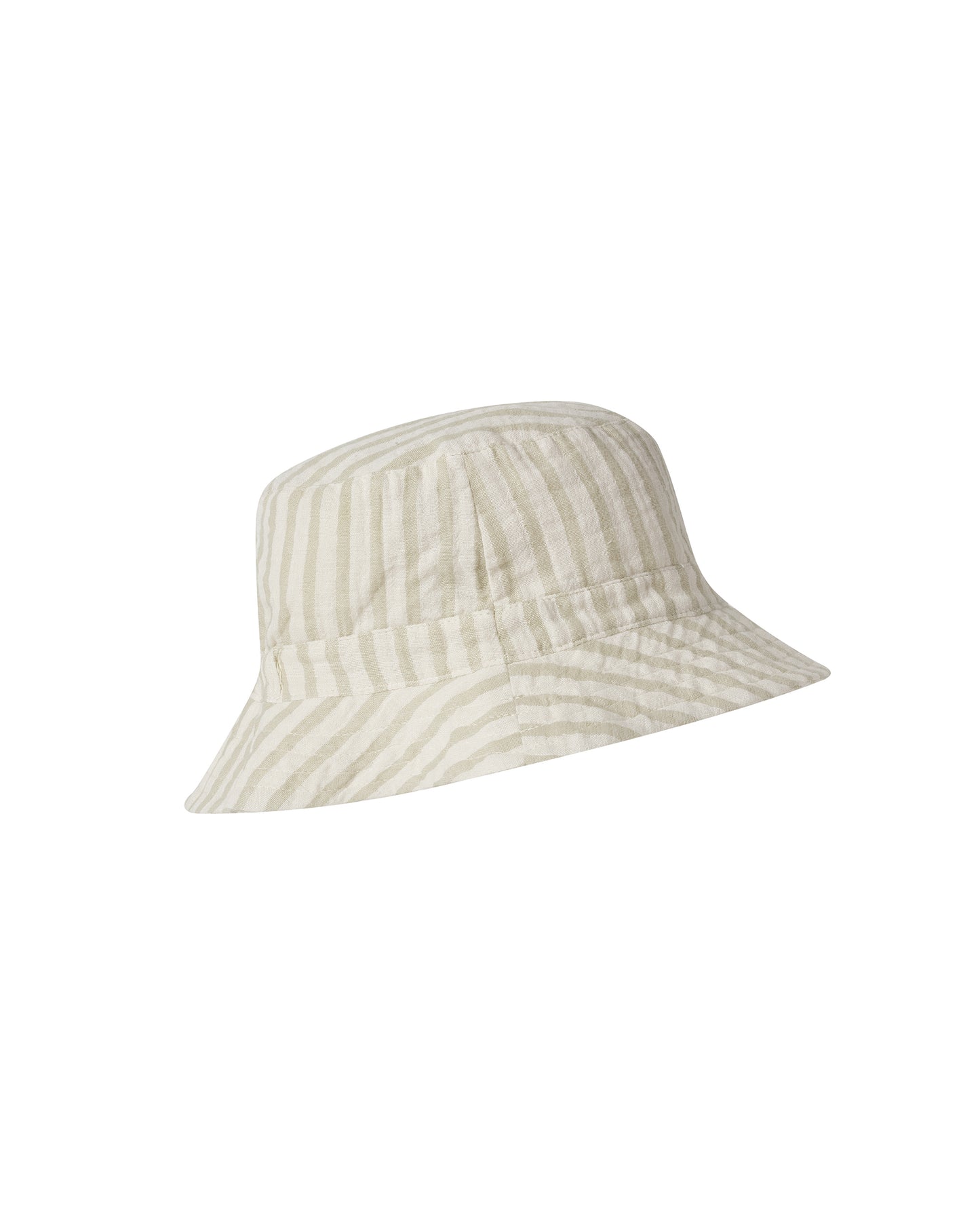 Garbo & Friends muslin bucket hat Stripe pebble