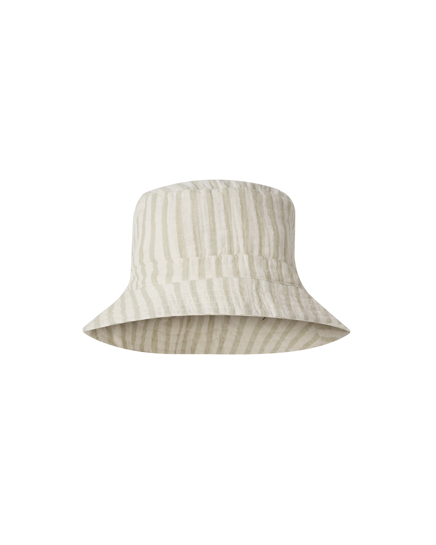 Garbo & Friends muslin bucket hat Stripe pebble