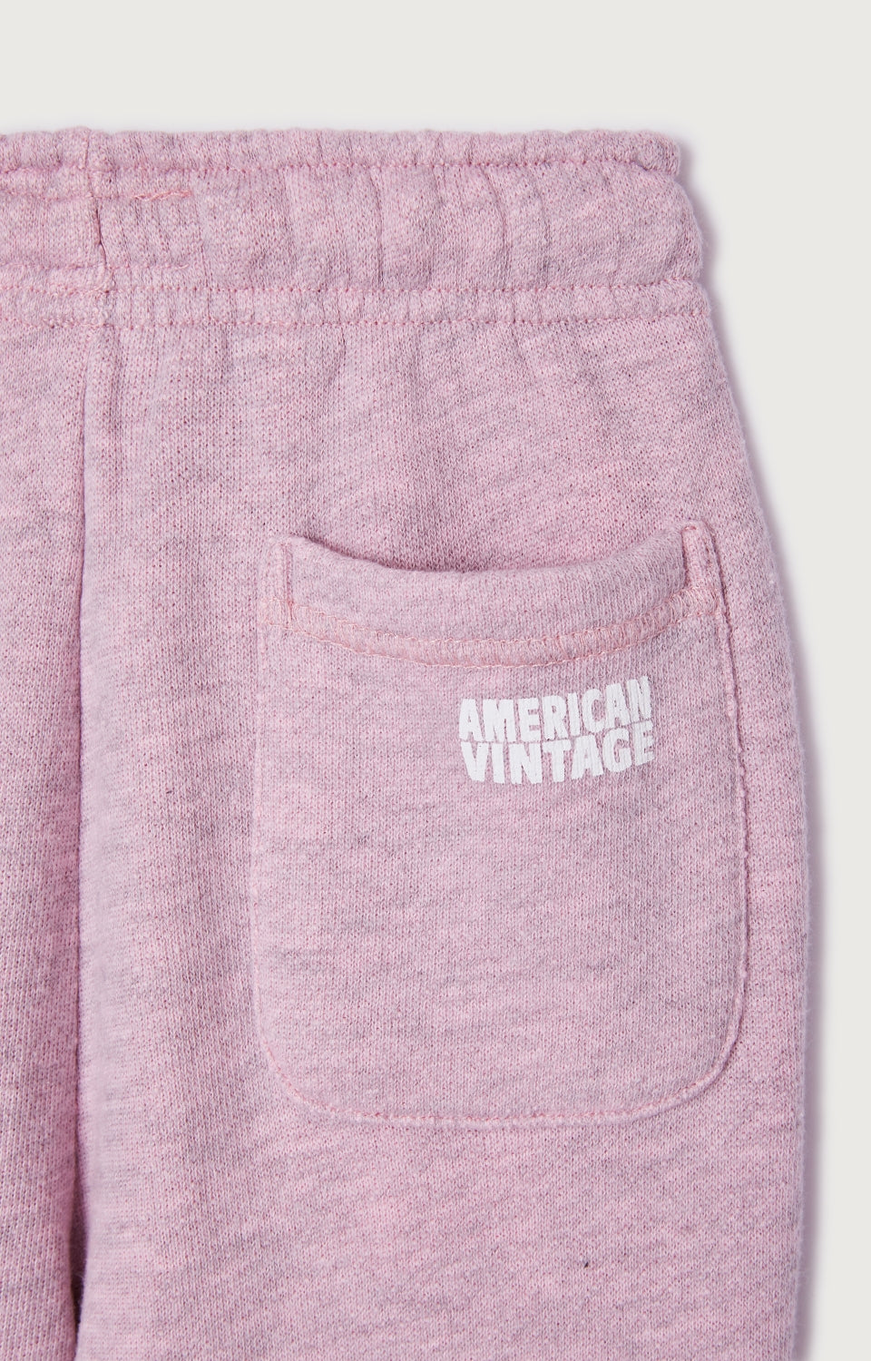 American Vintage sweatpants Doven pink satin