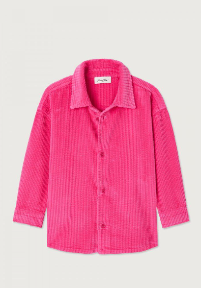 American Vintage Shirt Padow Fuchsia