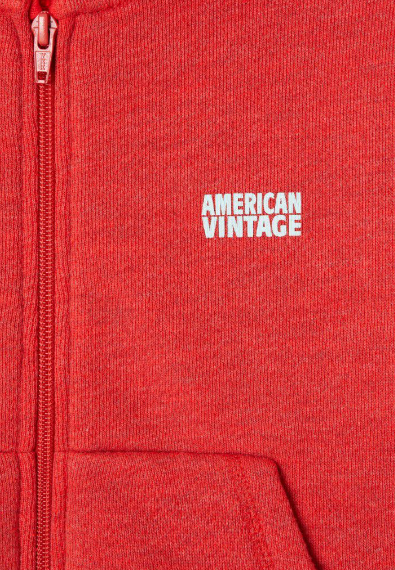 American Vintage Hoodie Doven Piment 