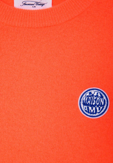 American Vintage Sweater Raxow Feu Fluo