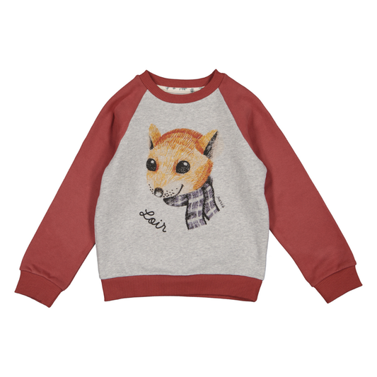 Loir Paris sweatshirt Lulu terracotta