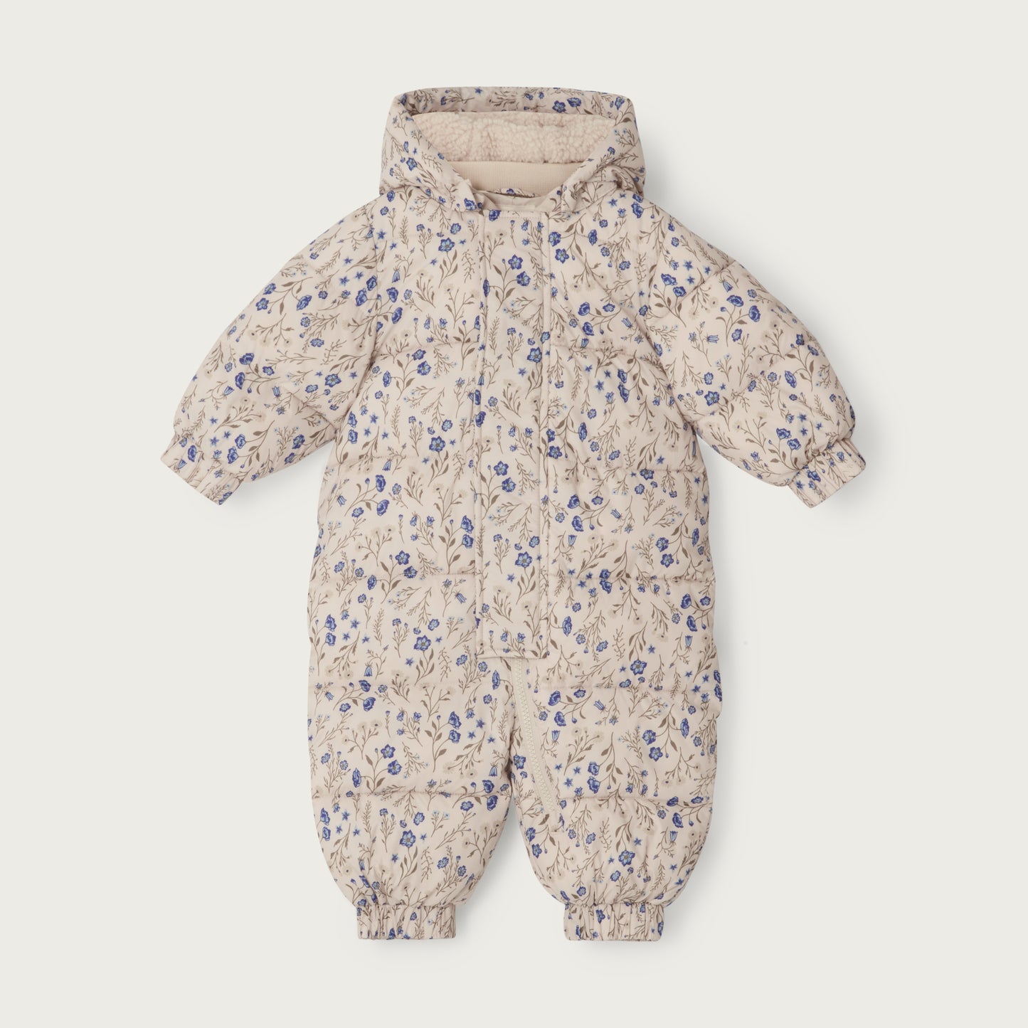 Garbo & Friends Flora Oat Winter Baby Jumpsuit