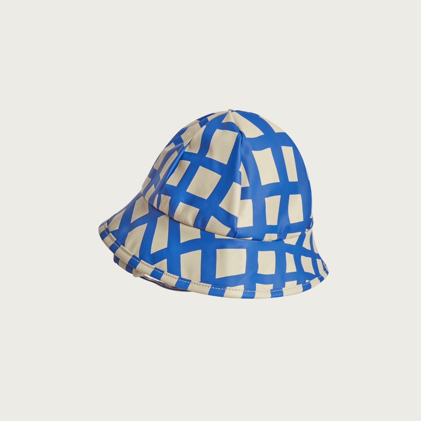 Garbo & Friends Plaid Cobalt Waterproof Rain Hat